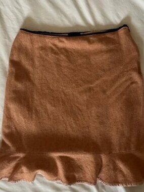 Anthropologie Wool Cashmere Skirt SZ 10